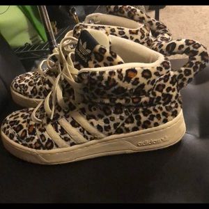 Adidas X Jeremy Scott Leopard Tail sneakers